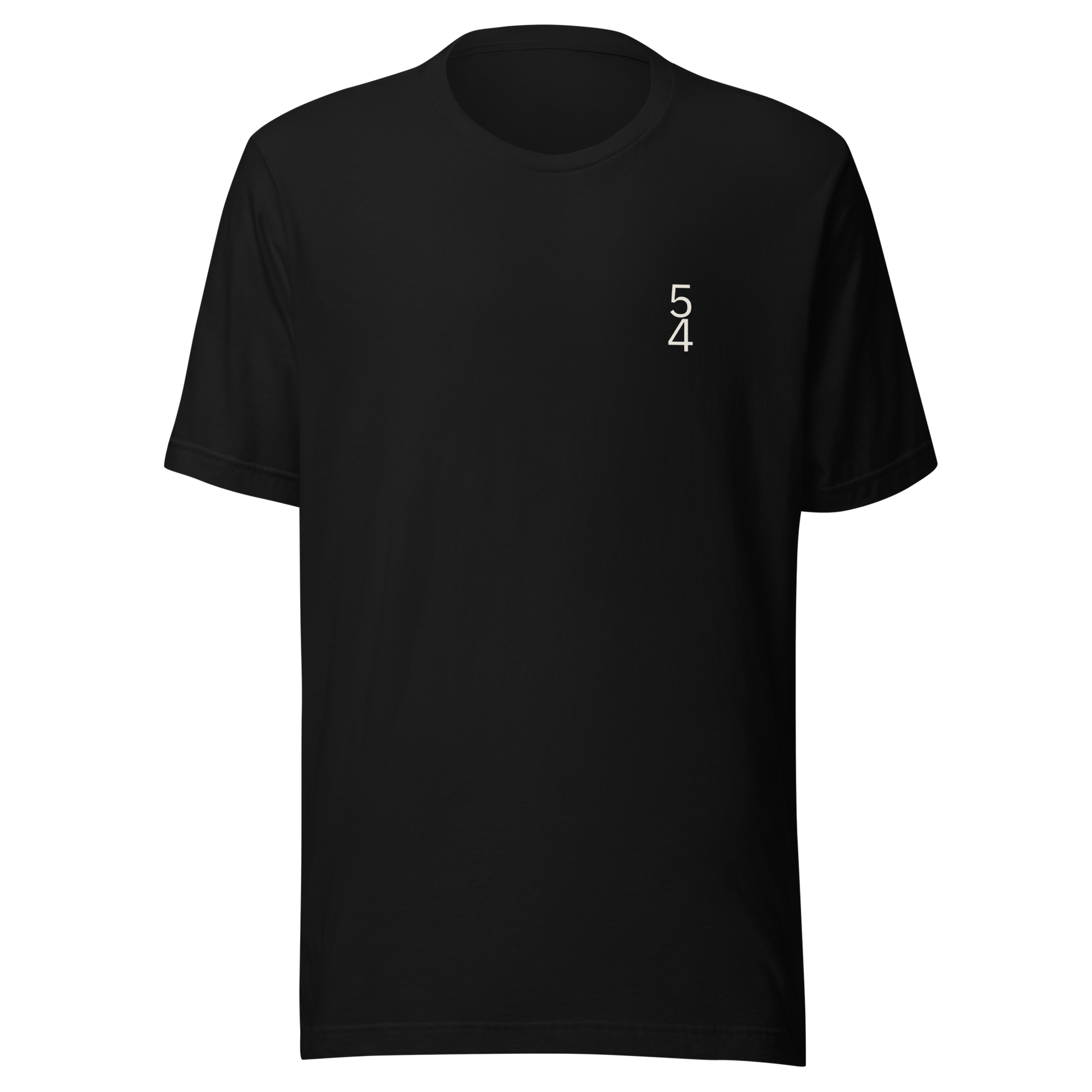 5/4 Time Signature Black T-Shirt — Take Five inspired music theory notation — Between The Beats