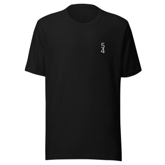 5/4 Time Signature Black T-Shirt — Take Five inspired music theory notation — Between The Beats